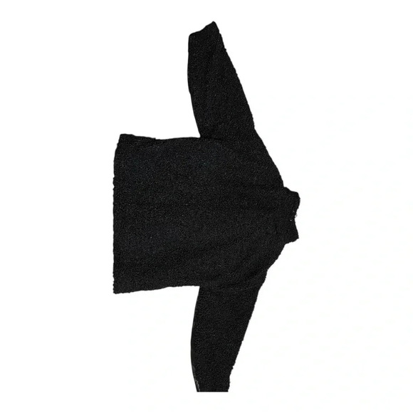 Blank NYC Black Vegan Leather & Sherpa Edge to Edge warm soft Trucker Jacket - Picture 5 of 8